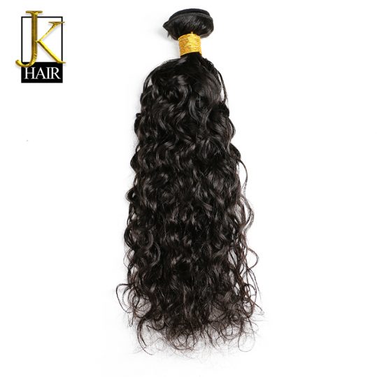 JK Hair Brazilian Natural Wave Human Hair Weave Bundles Natural Color Remy Hair Extension Water Weaving Can Be Dyed Ship Free