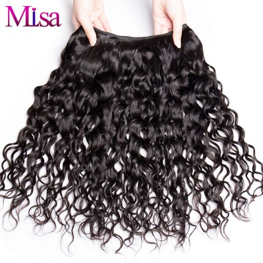 Brazilian Water Wave Bundle Remy Hair Can Buy 3 or 4 Bundle 10-28 Mi Lisa Hair Extension 1 Pc Only Hair Weave Human Hair Bundles