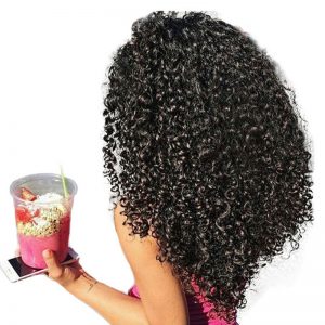 Mornice Hair Brazilian Hair Weave Bundles 100% Human Hair Bundles Natural Color Non Remy Curly Weave Human Hair