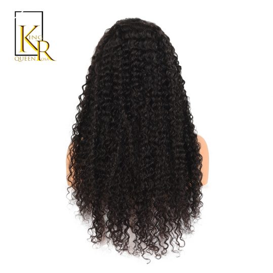 Curly Lace Front Human Hair Wigs For Black Women Remy Brazilian Lace Wig 150% Density Pre Plucked With Baby Hair King Rosa Queen