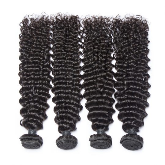 Modern Show 100% Unprocessed Brazilian Virgin Hair Curly Weave Human Hair Bundles Natural Color Free Shipping Can Buy 3 / 4 Pcs