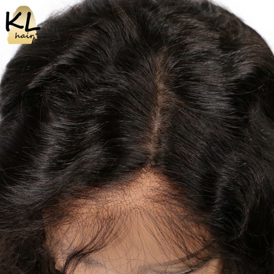 KL Hair Pre Plucked 5*4.5 Silk Base Full Lace Human Hair Wigs With Baby Hair Curly Brazilian Remy Hair Wigs For Black Women