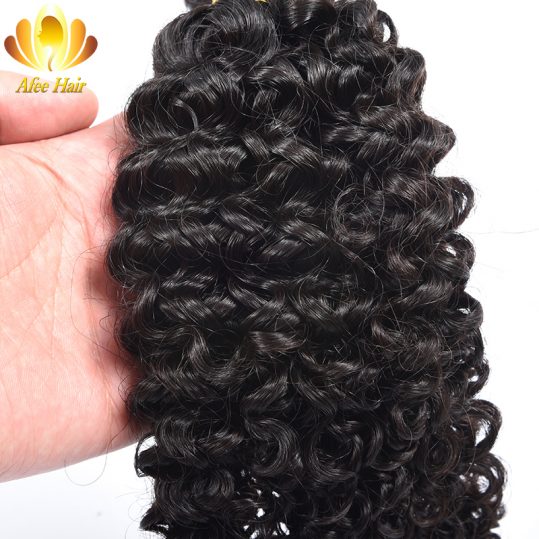 Ali Afee Kinky Curly Brazilian Remy Hair 100g/Pc 8-28inch 100% Human Hair Weave Bundles No Tangle No Shedding Express Shipping