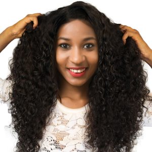 RXY Afro Kinky Curly Hair Brazilian Hair Weave Bundles 1 Piece Remy Human Hair Bundles Natural Color 10-28 Inch No Shedding