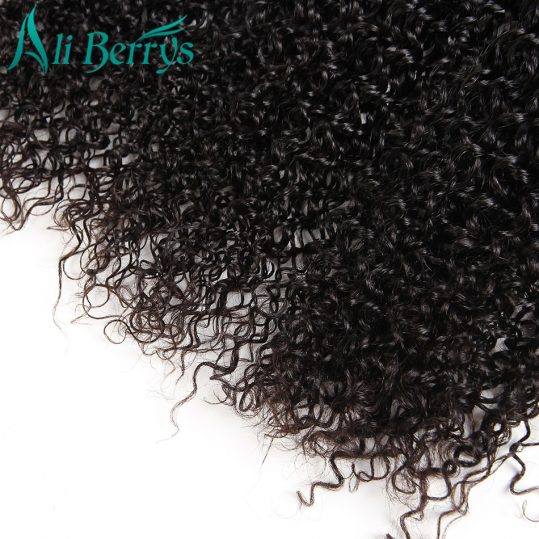 Ali Berrys Hair Kinky Curly Human Hair Brazilian Hair Weave Bundles Double Weft 10-20 Inch Can Be Mixed Remy Hair Free Shipping