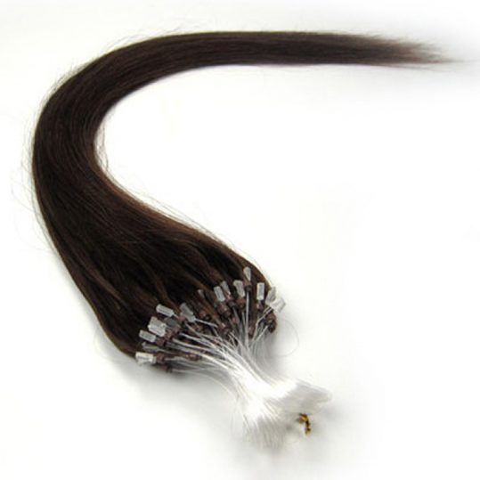 ZZHAIR 0.4g-0.7g 16"-24" Non-remy Hair Micro Loop Ring 100% Human Hair Extension 100s/pack 40g-70g Micro Bead Links Natural Hair