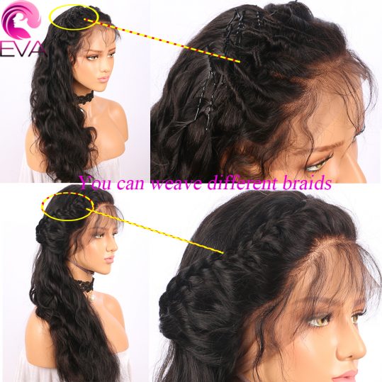 Eva Hair Full Lace Human Hair Wigs Pre Plucked Body Wave Brazilian Remy Hair Wigs With Baby Hair For Black Women