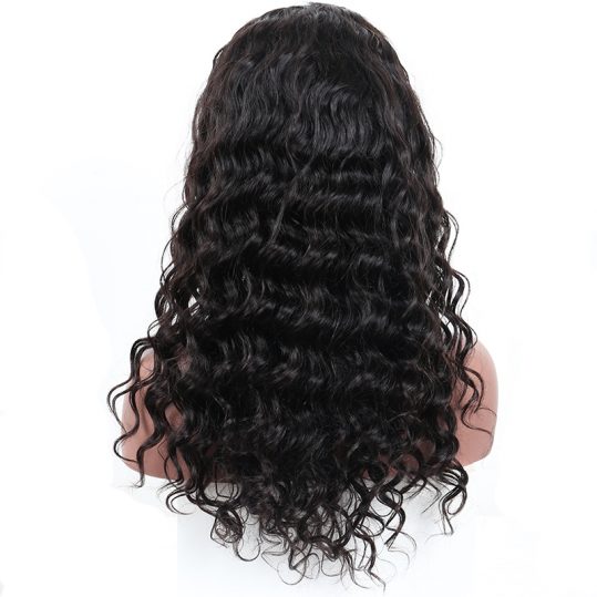 360 Lace Frontal Wig Pre Plucked With Baby Hair Loose Wave Natural Color Lace Frontal Human Hair Wigs Brazilian Remy Hair CARA