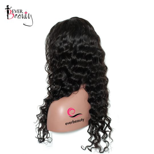 Ever Beauty 360 Lace Frontal Wig 180% Density Remy Brazilian Loose Wave Lace Front Human Hair Wigs For Black Women