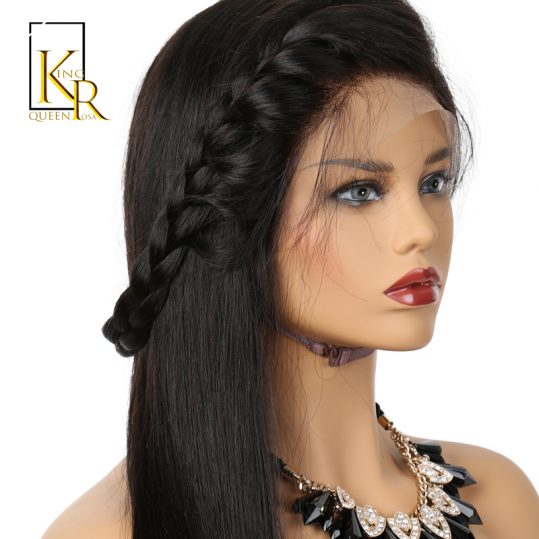 360 Lace Frontal Wig Remy Brazilian Long Straight Human Hair Wigs For Black Women Pre Plucked With Baby Hair King Rosa Queen