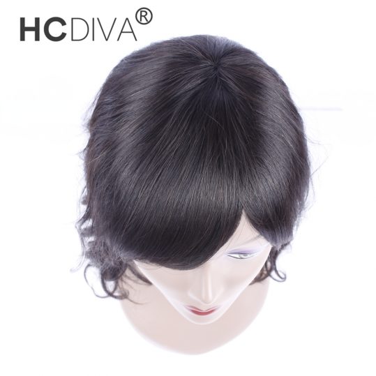 HCDIVA Brazilian Natural Wave Human Hair Wigs For Black Women Long Length 18 Inch Non Remy Hair Wigs Free Shipping