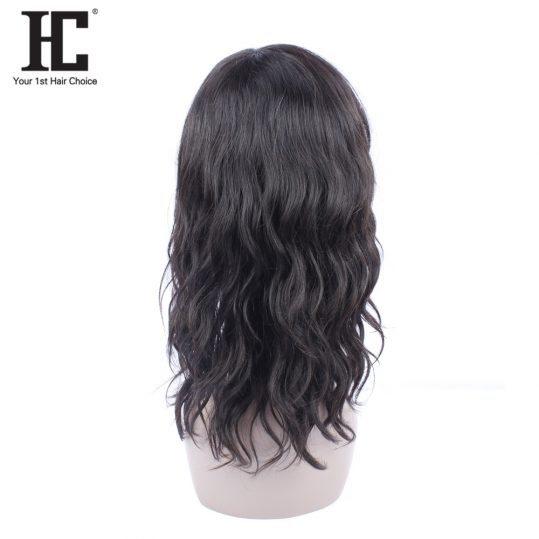 HC Brazilian Human Hair Wigs For Black Women Natural Wave 150% Density Natural Color Non Remy Hair Wig Free Shipping