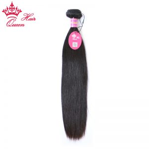 Queen Hair Products Brazilian Virgin Hair Weaving 1 Piece Straight Human Hair Weft Bundles 10"- 28" Can Be Dyed Free Shipping