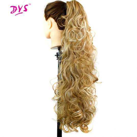 Deyngs Bouncy Curly Synthetic Ponytail 30inch 220g Long Tress Claw In Pony Tail Hair Extension Natural False Hairpiece For Women