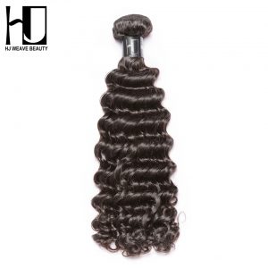 HJ Weave Beauty Brazilian Virgin Hair Deep Wave 100% Human Hair Bundles 10-28 inch Free Shipping