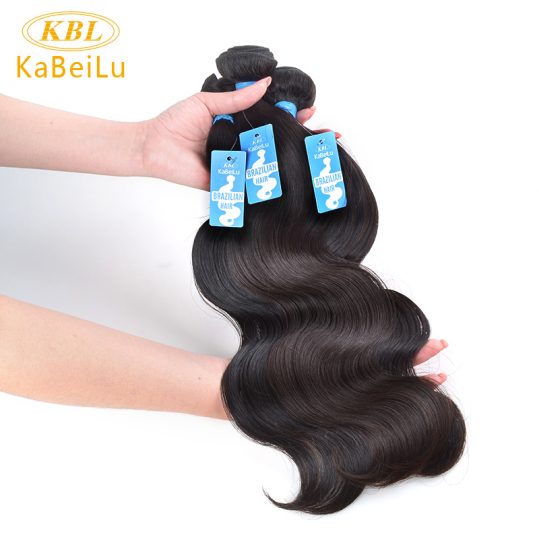 KBL Brazilian Virgin Hair Body Wave Human Hair Weave Bundles 100% Unprocessed Hair Weft Extension 12''-26'' Natual Color