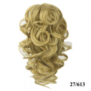 Soowee 8 Colors Curly Hairpieces Synthetic Hair Blonde Clip In Hair Extensions Little Pony Tail Claw Ponytail