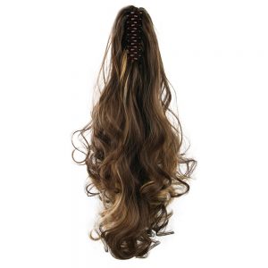 Soloowigs Natural Wave Artificial Hairpieces Long Claw Ponytails 60cm/24inch Horsetails for Women