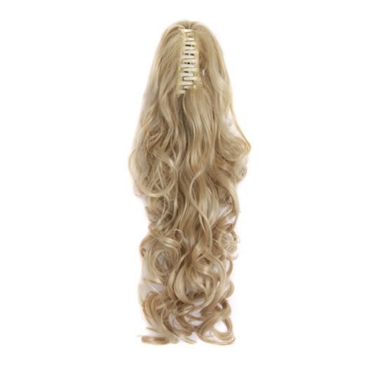 MapofBeauty loose wave blonde black and mixed colors Synthetic wigs Ponytail shape Claw HairPiece 16inch clip-in hair extensions