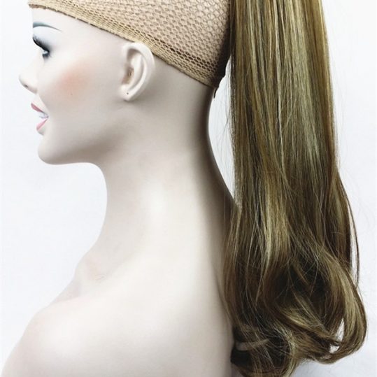 Brown Highlights Lady Clip In Ponytail Pony Tail Hair Extension Claw On Hair Piece Straight many COLOUR CHOICES
