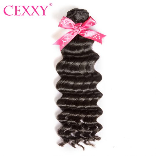 CEXXY Brazilian Virgin Hair Natural Wave Natural Color 100% Human Hair Weave Bundles Free Shipping