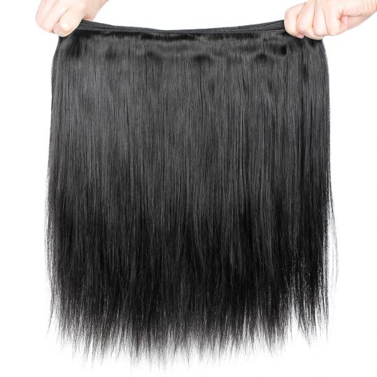 Yvonne Brazilian Straight Virgin Hair 1 Piece Natural Color 100% Human Hair Weaving Free shipping