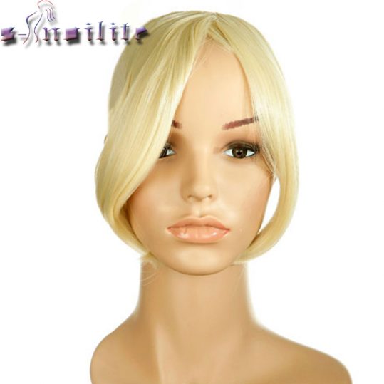 S-noilite Long Clip In on Front Hair Bang Side Fringe Hair Extension Real Natural Synthetic bangs hair piece