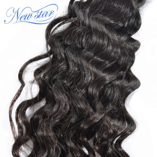 Brazilian Natural Wave Virgin Hair One Bundles Natural Color 100% Unprocessed Guangzhou New Star Human Hair Weaving