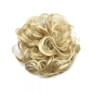 Soowee 30 Colors Synthetic Hair Headband Hair Bun Chignon High Temperature Fiber Hair Donut Roller Hairband Scrunchie