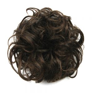 Soowee 30 Colors High Temperature Fiber Hair Bun Chignon Synthetic Hair Headband Hair Donut Roller Hairband Scrunchie