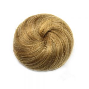 Soloowigs Heat Resistant Fiber Women Rubber Band Black/Blonde/Brown Donut Chignon Synthetic Hair Buns 8 Colors