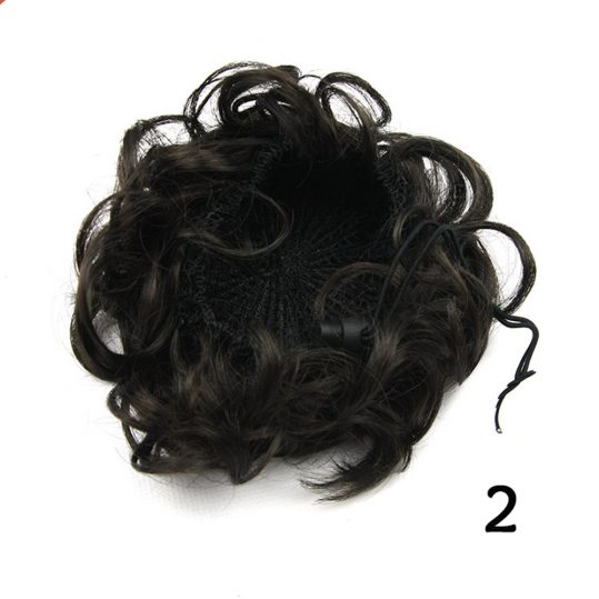 4 colors high quality Bun Hair Chignon Synthetic Donut Roller Hairpieces Hair bun