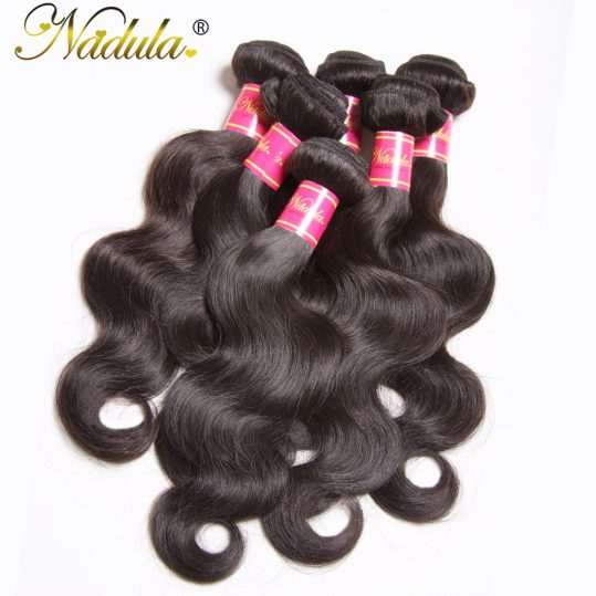 Nadula Hair Brazilian Body Wave Hair 100% Human Hair Weaves  Can Mix Bundles Length Non Remy Hair Weft 8-30inch Natural Color