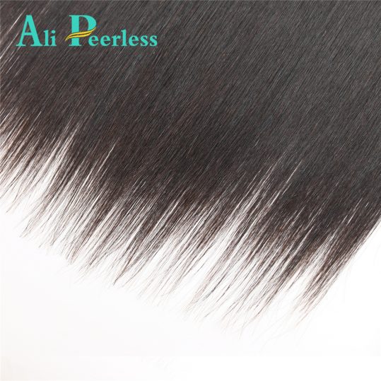 Ali Peerless Virgin Hair Straight Lace Frontal  13*4 Free Part Ear to Ear Closure 130% Destiny Free Shipping