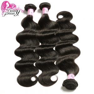 Beauty Forever Brazilian Body Wave Hair Weave Bundles Non-remy Human Hair Extensions Natual Color 8-30 inch Free Shipping