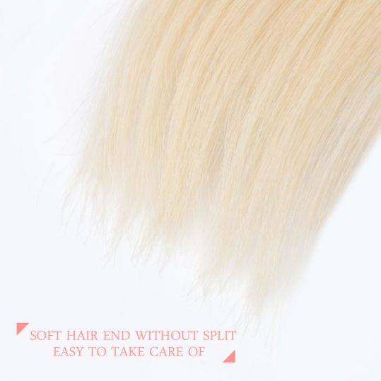 Ali Queen Hair Brazilian 613 Blonde Lace Closure 4x4 Straight Virgin Human Hair Closure Free Part