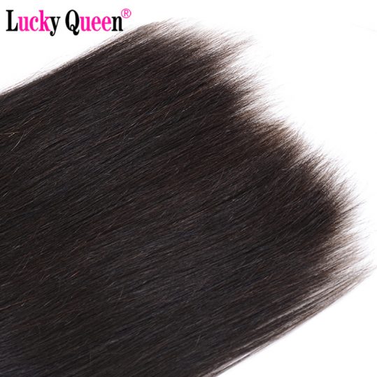 Lucky Queen Hair Products Brazilian Straight Human Hair Weave Bundles Non-Remy Hair Extensions Can Buy 3 or 4 Bundles 10-28 Inch