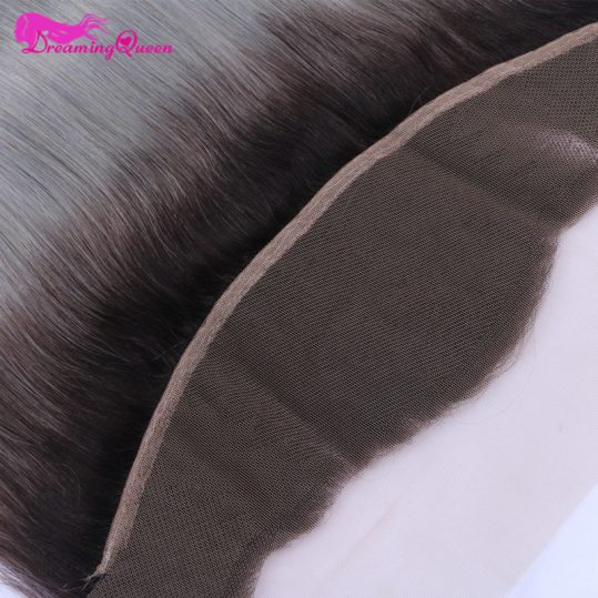 1b Grey Straight Hair Lace Frontals  Ombre Brazilian Hair 13x4 Lace Frontal Closure 100% No Remy Human Hair Dreaming Queen Hair