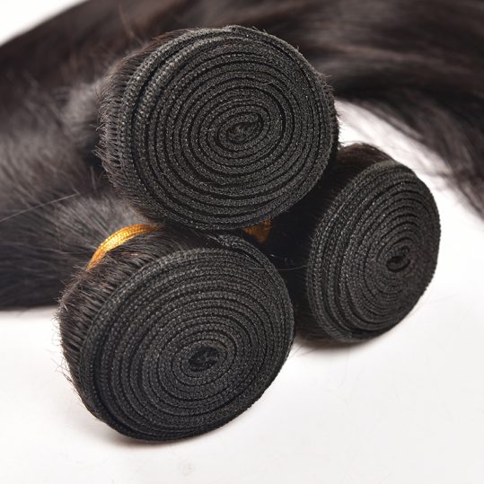 Ali Coco Brazilian Straight 1 Piece 100% Human Hair Weave Bundles 10-28 inch Natural Color Non Remy Hair Can Be Dyed