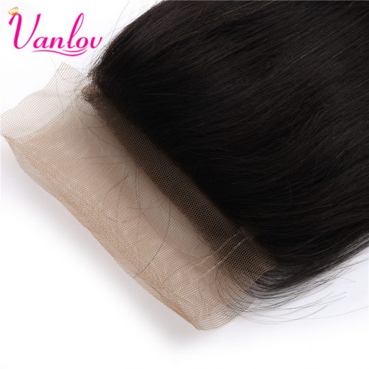 Vanlov Ombre Lace Closure Malaysian Straight Human Hair Closure T1b/27 Blonde 4x4 Closure Free Part Non Remy Free Shipping