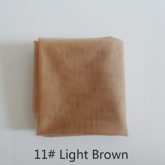 1 yard light brown swiss lace for wig making and wig caps lace wigs material or lace closure, 5 color available high quality