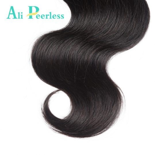 Ali Peerless Hair Body Wave Lace Closure 4"*4" Free Part Closure Natural Color 100% Virgin Human Hair Free Shipping
