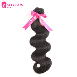AliPearl 100% Human Hair Bundles Brazilian Body Wave Hair Extensions Natural Black Weave Non Remy Hair 1 Piece only 8-34 inches