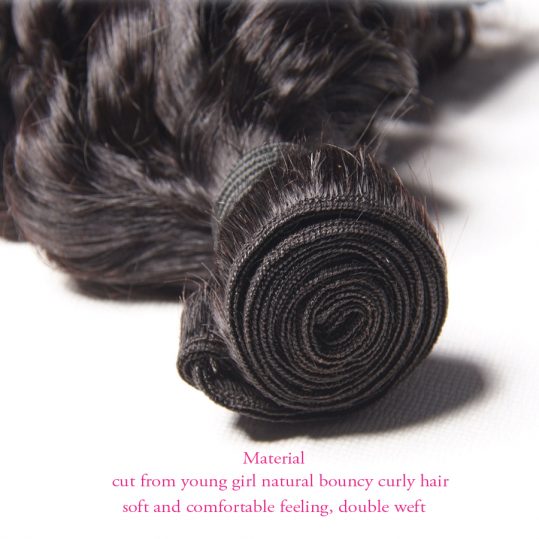 Brazilian Hair Weave Bouncy Curly Weave Human Hair Bundles Short Bob Style Hair Extension Can Buy 3/ 4 Bundle Deals Non-Remy