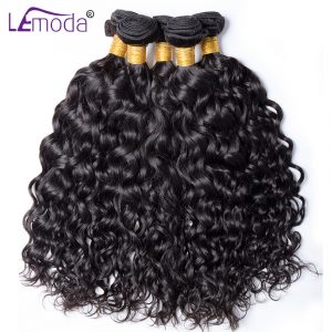 Water Wave Bundles Brazilian Hair Weave Bundles 1 pc Can Buy 3 / 4 Bundle Human Hair Bundles Le Moda Hair Bundless non remy Hair