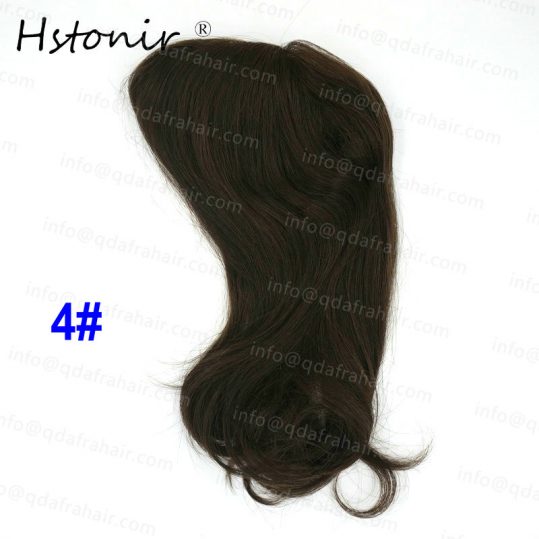 Hstonir Blond 613 Womens Toupee Clip Top Hairpieces Mono Wigs Curly Brazilian Hair Good Quality Hot Selling Closure HTP004
