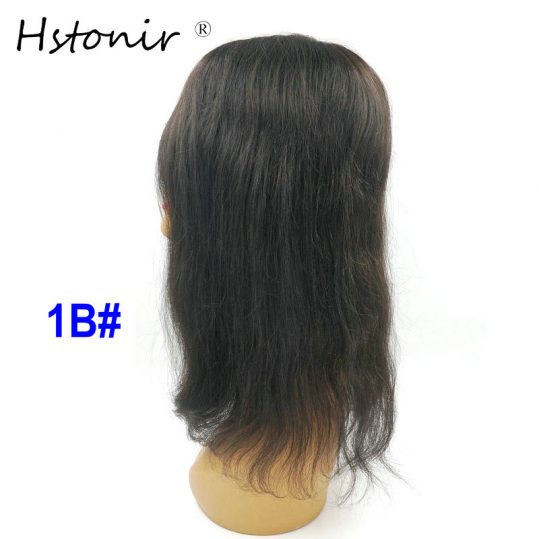 Hstonir Female Brown Top Piece European Hair Durable Comfortable Invisible Hairpiece For Women HTP007