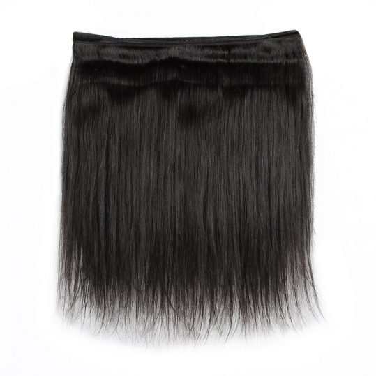 Straight Hair Bundles Brazilian Hair Weave Bundles 100% Human Hair Bundles Natural Color Non Remy Hair Weave 1/3/4 Pieces