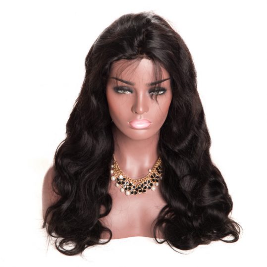 360 Lace Frontal Wig Pre Plucked Front Human Hair Wigs For Black Women 150% Density Peruvian Body Swiss Lace Wigs Non-Remy