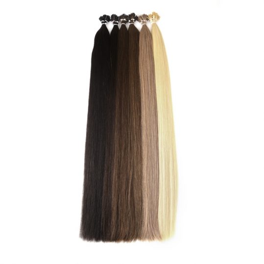 Brazilian Straight Human Fusion Hair I Tip Stick Keratin Double Drawn Remy Hair Extension 1.0 g/s 100g 28 inches 6 Colors